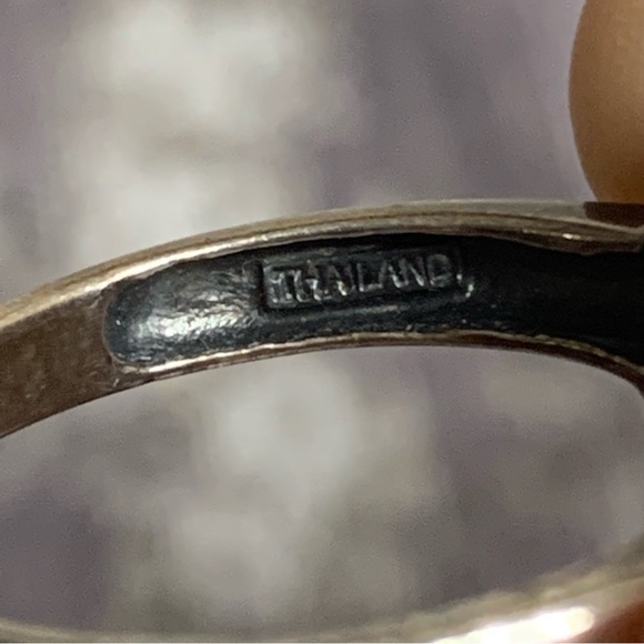 Sterling Silver Vintage Style Setting Pearl Ring - Picture 9 of 10